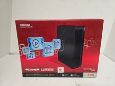 Toshiba 1TB Canvio Desk Desktop External Hard Drive (Black/Black) (HDWC110XK3J1) picture
