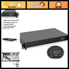Compact Mini-ITX Chassis 1U Server/Desktop Case - 9.84