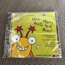 Video Game PC “How Many Bugs in a Box?” ages 3-6 MAC NEW SEALED Jewel case picture