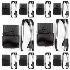 10PACK Genuine 65W USB C Charger For Dell Latitude 7275 7370 5290 XPS 13 9250 US picture