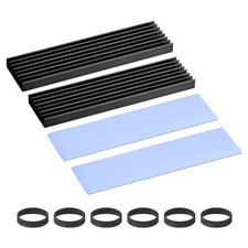 MECCANIXITY 2Pcs M.2 22110 Nvme SSD Heatsink Cooler Aluminum Alloy picture