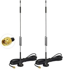 2x 4G LTE Antenna 7dBi Magnetic Base MIMO SMA Antenna for 4G LTE Router Gateway picture