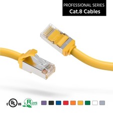 Cat.8 40Gbps Gold plated Cat8 Ethernet Cable RJ45 1ft 2ft 3ft 5ft 7ft 10ft lot  picture