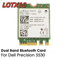 LOTX10 Dell Precision 5530 Wireless-AC 9260 Wi-fi Dual Band Bluetooth Card 1RKV5 picture