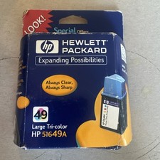 Genuine HP 49 large tri-color Deskjet Ink Cartridge 51649A New in box Expired  picture
