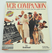 Apple IIGS Creative Workshop VCR Companion Broderbund 1988 CIB Floppy IIe IIc  picture