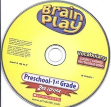 Scholastic Brain Play Preschool - 1st Grade vocabulary CD picture