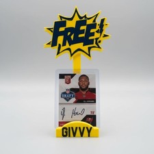 3D Printed FREE Givvy Card Stand - Yellow/Black picture