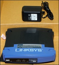 Linksys RT31P2 broadband router w/ 2 phone ports w/ original AC adapter picture