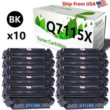 10PK Compatible C7115X 7115X Toner Cartridge For 1000 1200 Printer picture