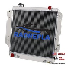 DPI2101 4 Row Aluminum Radiator for 1987-2006 Jeep Wrangler TJ 4 Row Radiator picture