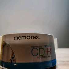 (6) Memorex CD-R 30-Pack Printable, Sealed 52x700MB, 80-Minute-  6 pks Of 30=180 picture