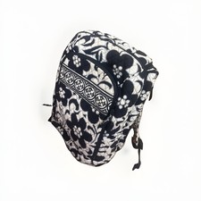 VERA BRADLEY NIGHT & DAY LAPTOP BACKPACK Black & White Print picture