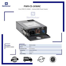 Cisco PWR-C5-1KWAC 1000W Power Supply for 9200 Switches - Same Day Shipping picture