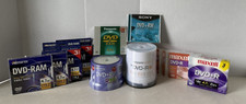 Lot of 166 NEW Blank DVD-RAM DVD+R DVD-R DVD+RW Memorex  Maxell Sony Panasonic picture