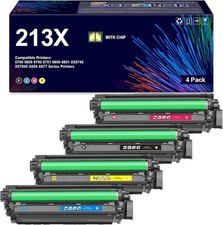 for HP 213X High Yield Toner Set (W2130X, W2131X, W2132X, W2133X) 4 PACK Sealed picture