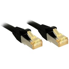 LINDY 47315 RJ45 Network Cable, CAT 6A/7 S/FTP Patch Cable 20.00m Black with Prot picture