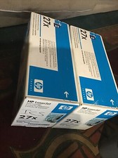 Two (2) NEW HP LASERJET 27X C4127X Black Toner Cartridge  picture
