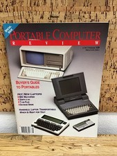 Vintage 1987 Portable Computer Review Magazine Company, NEC, Zenith P-3 picture