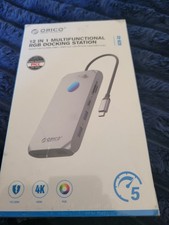 Orico 12in1 Multifunctional RGB USB-C Docking Station XCR X3, New Sealed picture