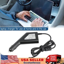 65W Laptop Car Charger Power Supply DC Adapter Universal for HP 19.5V 3.33A USA picture