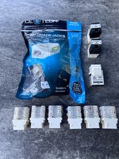 17 MIX- CE TECH/UNICOM/LEVINTON Category 5e Voice Grade Jack And Others NEW/USED picture