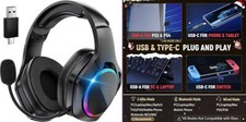 Auriculares inalámbricos para juegos para PS5, PS4 y PC, más de 40 horas. neuvo. picture