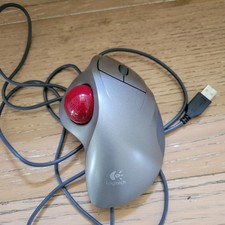 Logitech T-BB18 Trackman Wheel Trackball Mouse USB Wired Tested  picture