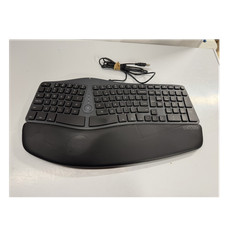 Delux GM901U Wired Ergonomic Keyboard Detachable Palm Rest Black picture