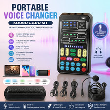 Portable Voice Changer Device 8 Voice Modes for Live Streaming Gaming picture