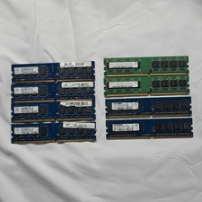 Random Bulk DDR2 PC2 RAM Desktop Memory Mixed Brands Lot 8 See Desc for Details picture