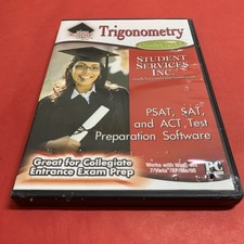 Trigonometry Grades 10-12 PSAT SAT ACT Test Preparation Software (PC CD-ROM) picture