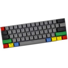 61 Key Layout OEM Profile PBT Thick Keycaps for 60% Mechanical Keyboard for R... picture