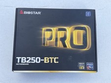 New BIOSTAR TB250-BTC PRO Motherboard Intel B250 LGA1151 ATX 6 GPU Mining Rig picture