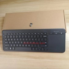 Microsoft Wireless Multimedia Keyboard All in One Media Multi Touch Pad QWERTY picture