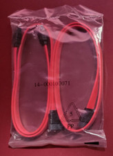 Qty 2 SATA CABLE ASUS P/N 14-000107071 RED New in Sealed Bag picture
