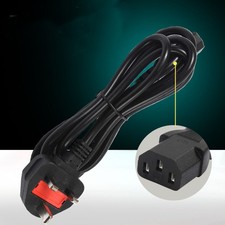 3 Prong Eu/US/Uk/AU Wall Plug AC Power Cord 3 Pin Cable for Laptop PC Plug S1 picture