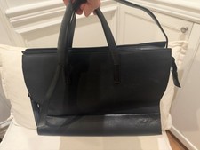 TUMI Black Ballistic Nylon Leather Business Tote  picture