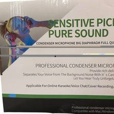 Sensitive Pickup Pure Sound Mic USB Professional Recording Condenser Microphone picture