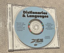 Dictionaries & Languages by Chestnut ~ 1993 ~ CD-ROM - Vintage PC Software picture