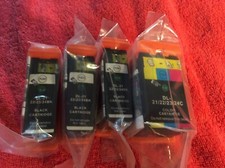 LOT OF 4 DL-21 22 / 23 / 24 BK BLACK COLOR CARTRIDGE BRAND NEW SEALED picture
