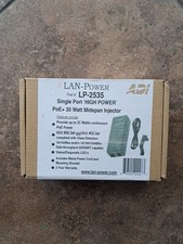 LAN POWER SINGLE PORT HIGH POWER POE+ MIDSPAN INJECTOR picture