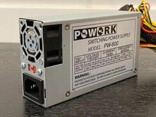 Brand New Powork 600w-MAX FLEX ATX Power Supply with 20+4pin, SATA, PCI-Express picture
