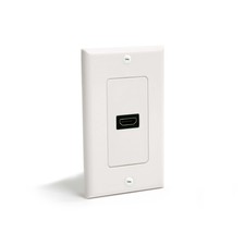 Single Outlet HDMI Wall Plate picture