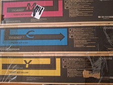 Kyocera TK-8307 Set Of 3 Colors. C/M/Y.   Genuine OEM, Tape And Writing On Boxes picture