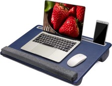 Extra Large Lap Laptop Desk - Full PU Material Mouse Pad Gaming Tray - Portable picture