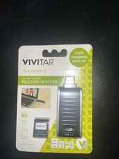 VIVITAR 50-IN- 1 CARD READER/WRITER VIV-RW-5000-BLK-OD NEW SEALED picture