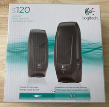 Logitech S120 Stereo Speakers Black (Factory Sealed) picture