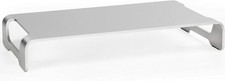 VIVO Silver Aluminum 16 inch Wide Monitor Riser, Ergonomic 16