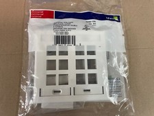 Leviton 42080-12W Quickport Wallplate, Dual Gang, 12-Port, White (qty 15) picture